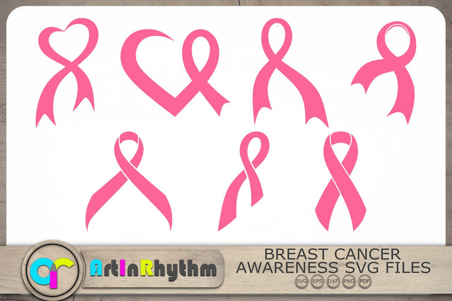 Pink Ribbon Svg Bundle, Ribbon Svg, Breast Cancer Awareness Svg SVG Artinrhythm shop 