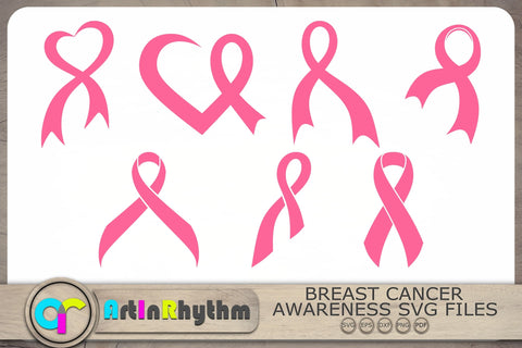 Pink Ribbon Svg Bundle, Ribbon Svg, Breast Cancer Awareness Svg SVG Artinrhythm shop 