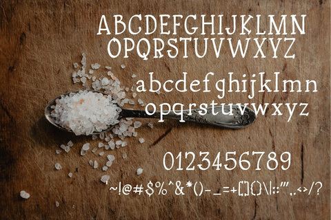 Pink Salt: A Not So Sweet Font Font Cheese Toast Digitals