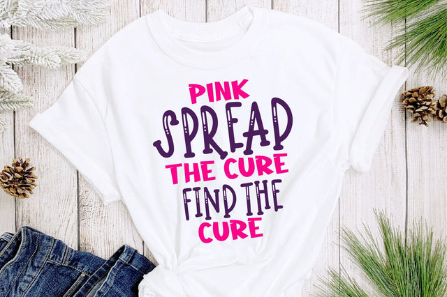 pink spread the cure find the cure svg SVG orpitasn 