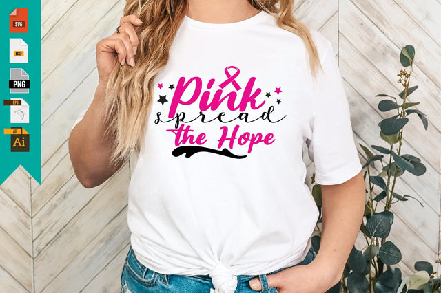 Pink Spread the Hope SVG Craftlabsvg24 