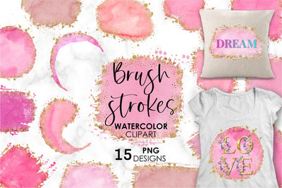 Pink Watercolor Brush Stroke PNG, Watercolor Background, Sublimation Background Bundle, Paint Splatter, Paint Brush Stroke PNG, Paint Splatter Background, Brush Stroke Texture, Brush Stroke Clipart, Grunge Textures, Design Elements Sublimation KatineDesign 