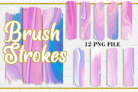 Pink Wave Brush Strokes , PNG Sublimation Design Sublimation artnoy 