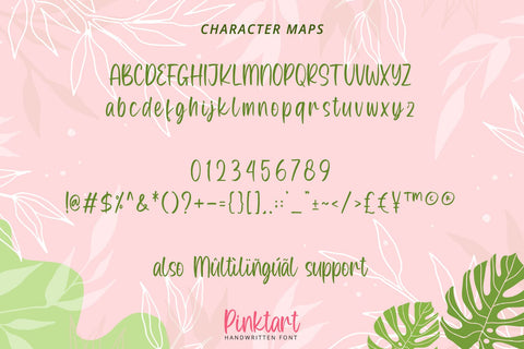 Pinktart-Lovely Handwritten Font Font yumnatype 