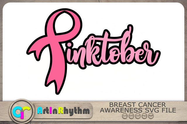 Pinktober Svg, Pink Ribbon Svg, Breast Cancer Awareness Svg SVG Artinrhythm shop 