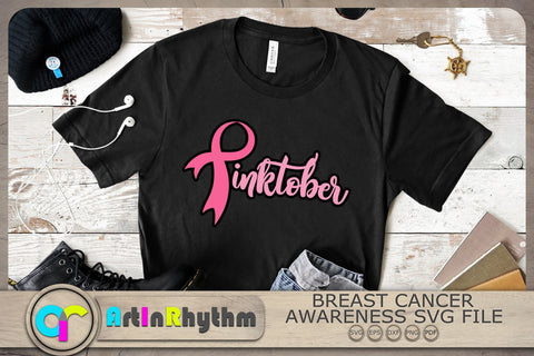 Pinktober Svg, Pink Ribbon Svg, Breast Cancer Awareness Svg SVG Artinrhythm shop 