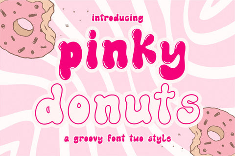 Pinky Donuts Font Qwrtype Foundry 