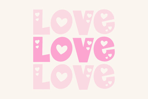 Pinky Heart Font Hayletter Creative 