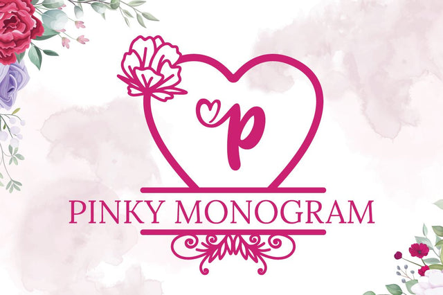 Pinky Monogram Font Attype studio 