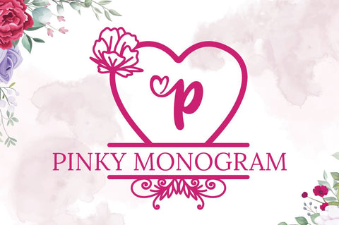 Pinky Monogram Font Attype studio 