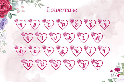 Pinky Monogram Font Attype studio 