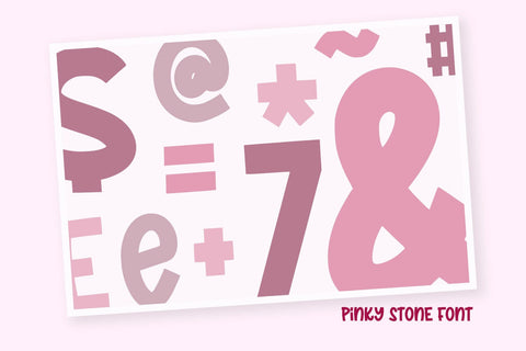 Pinky Stone Font yumnatype 