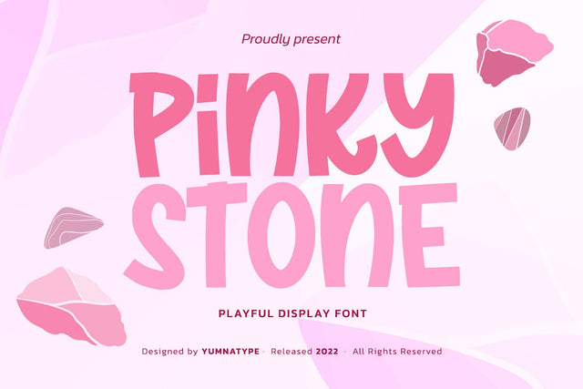 Pinky Stone Font yumnatype 