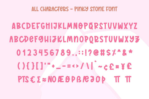 Pinky Stone Font yumnatype 
