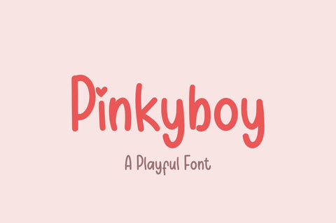 Pinkyboy Font Masyafi Studio 