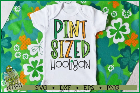 Pint Sized Hooligan St. Patrick's Day SVG File SVG Crunchy Pickle 