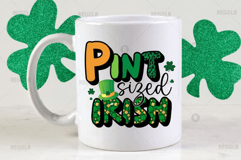 Pint sized irish Sublimation PNG Sublimation Regulrcrative 