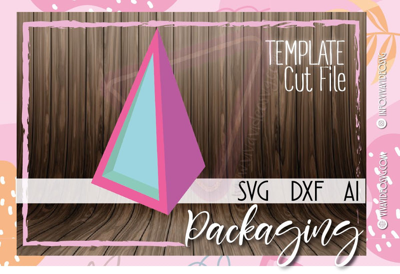 Piramide box Template Shaker SVG Marcel Lopez Torge 