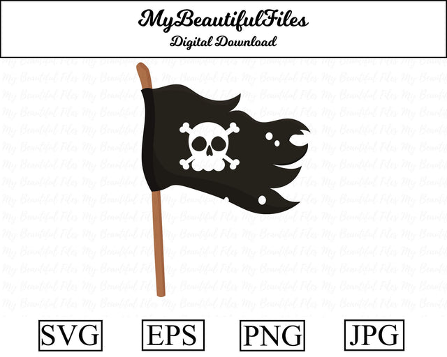 pirate flag SVG MyBeautifulFiles 