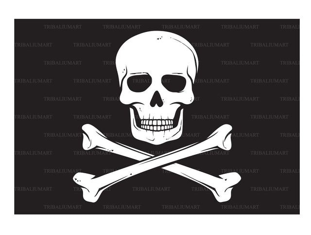 Pirate flag SVG TribaliumArtSF 