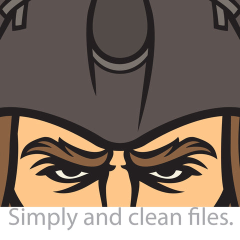 Pirate head with hat SVG TribaliumArtSF 