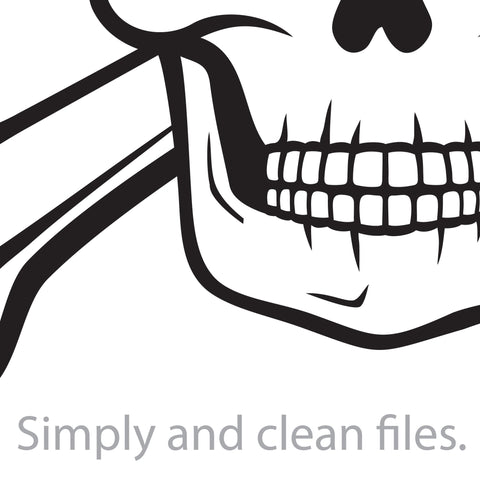 Pirate skull, red bandana and crossed bones SVG TribaliumArtSF 