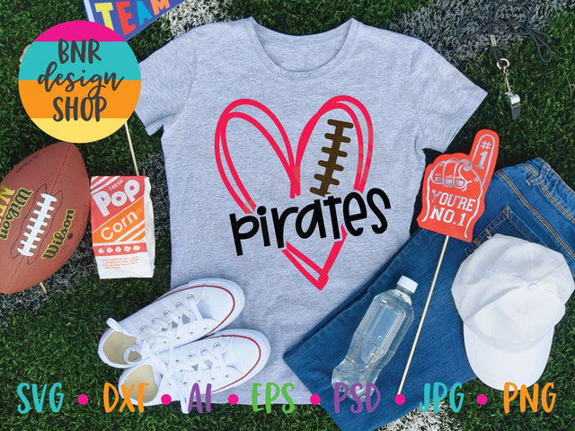 Pirates Football SVG SVG BNRDesignShop 