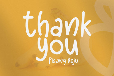 Pisangkeju - Playful Typeface Font Dumadistyle 