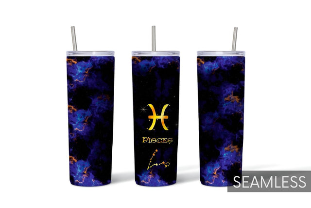 Pisces Tumbler Sublimation Sublimation SvgOcean 