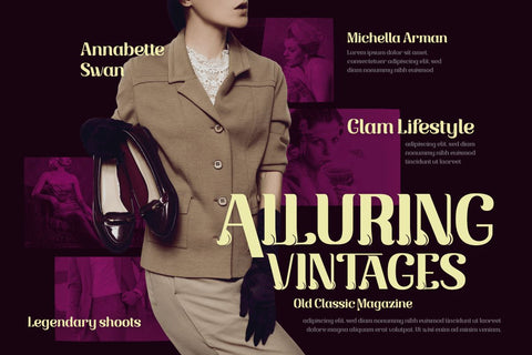 Piskote | Display Font Font twinletter 