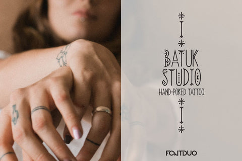 Pista Ethnic Tribal Ancient Font Font FontDuo 