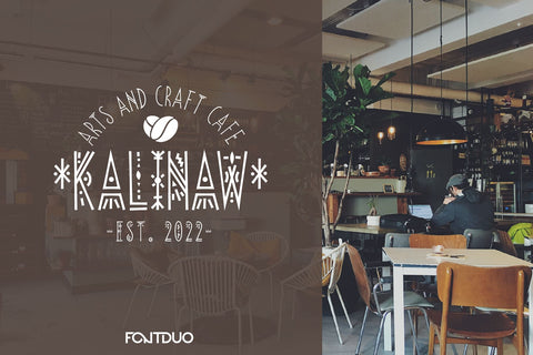 Pista Ethnic Tribal Ancient Font Font FontDuo 