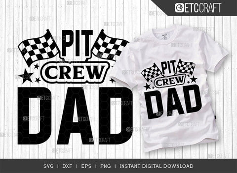 Pit Crew Dad SVG Bundle, Car Racing Svg, Racing Flag Svg, Sports Svg, Racing Quotes, Racing Cutting File, ETC T00636 SVG ETC Craft 
