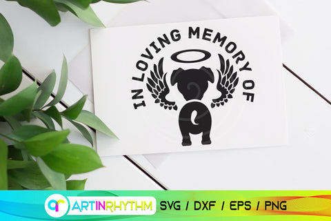 Pitbull Pet Dog Memorial SVG SVG Artinrhythm shop 