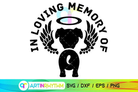 Pitbull Pet Dog Memorial SVG SVG Artinrhythm shop 