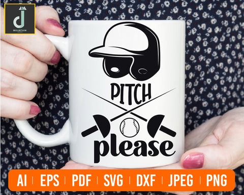 Pitch Please svg, Baseball SVG, Baseball Mom, Sports SVG SVG Alihossainbd 