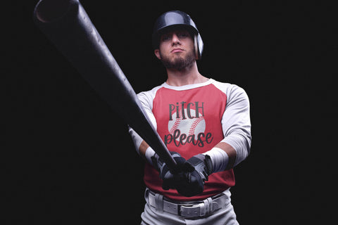 pitch please svg, baseball svg, funny, sarcastic SVG Brushed Rose 