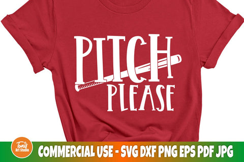 Pitch Please SVG cut file, Baseball Mom Svg, Png SVG TonisArtStudio 
