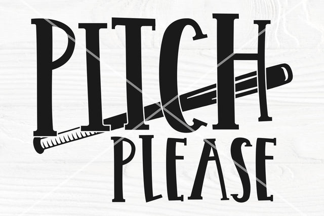 Pitch Please SVG cut file, Baseball Mom Svg, Png SVG TonisArtStudio 