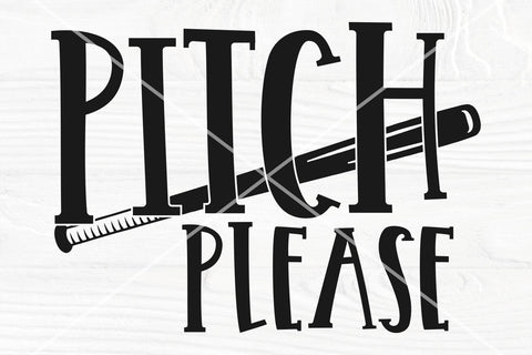 Pitch Please SVG cut file, Baseball Mom Svg, Png SVG TonisArtStudio 