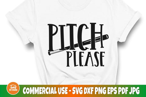 Pitch Please SVG cut file, Baseball Mom Svg, Png SVG TonisArtStudio 