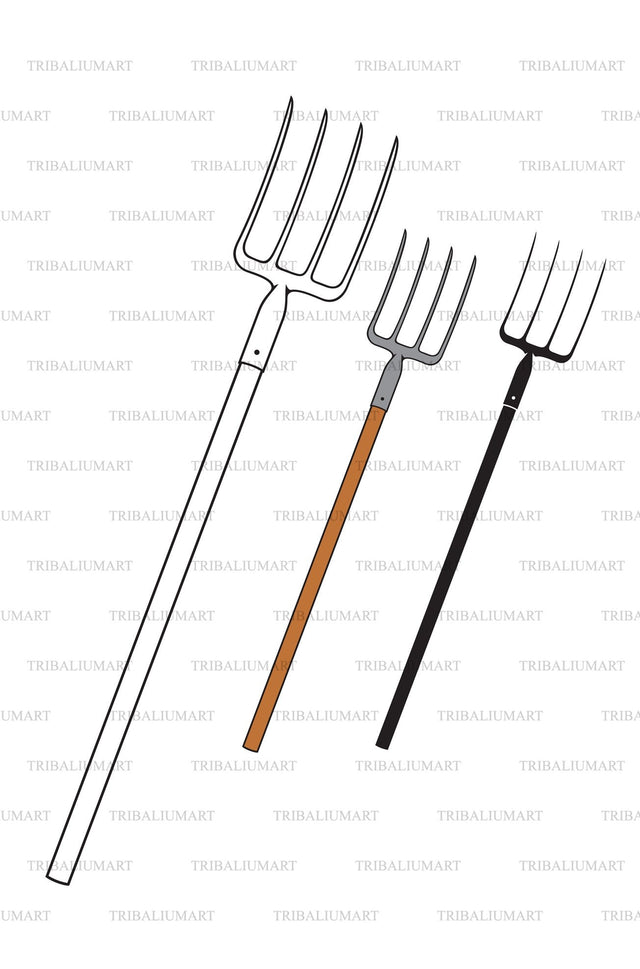 Pitchfork tool SVG TribaliumArtSF 