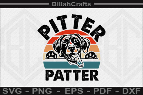Pitter Patter SVG File SVG BillahCrafts 