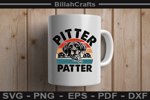 Pitter Patter SVG File SVG BillahCrafts 