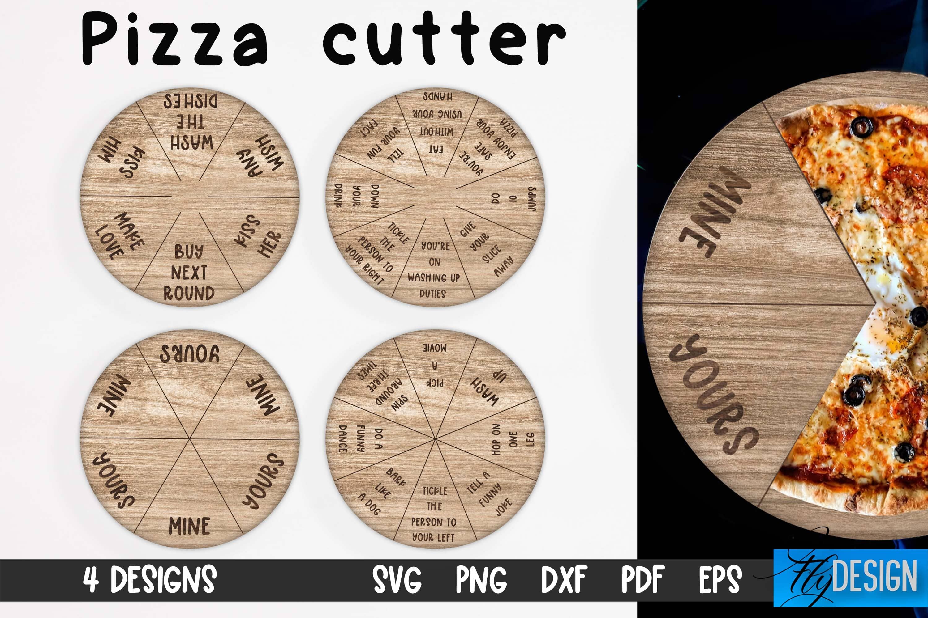 4 Pizza Cutters