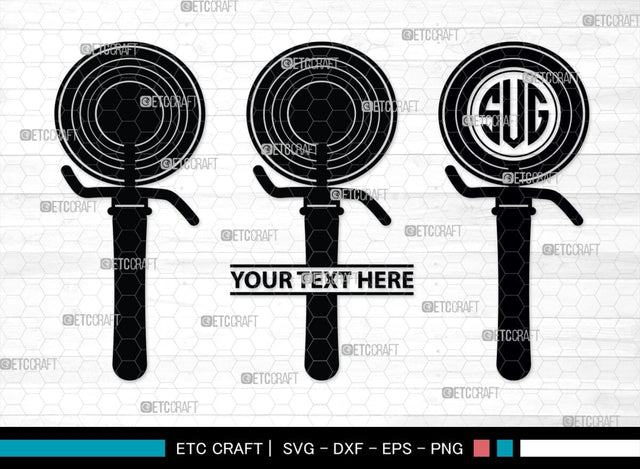 Pizza Cutter Monogram, Pizza Cutter Silhouette, Pizza Cutter SVG, Pizza Wheel Svg, Cutter Svg, Circle Knife Svg, SB00173 SVG ETC Craft 