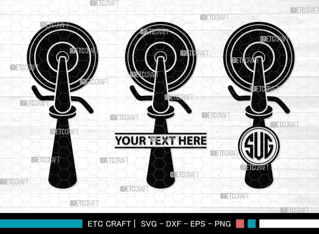 Pizza Cutter Monogram, Pizza Cutter Silhouette, Pizza Cutter SVG, Pizza Wheel Svg, Cutter Svg, Circle Knife Svg, SB00173 SVG ETC Craft 