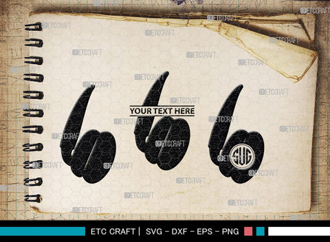 Pizza Cutter Monogram, Pizza Cutter Silhouette, Pizza Cutter SVG, Pizza Wheel Svg, Cutter Svg, Circle Knife Svg, SB00173 SVG ETC Craft 