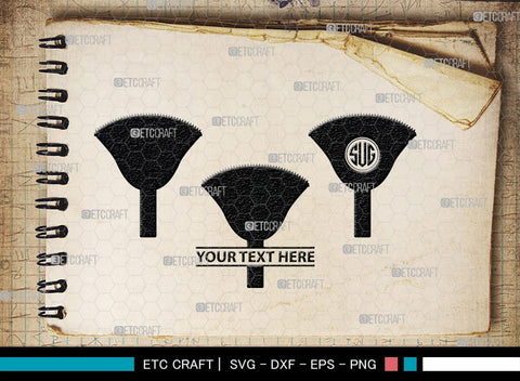 Pizza Cutter Monogram, Pizza Cutter Silhouette, Pizza Cutter SVG, Pizza Wheel Svg, Cutter Svg, Circle Knife Svg, SB00173 SVG ETC Craft 