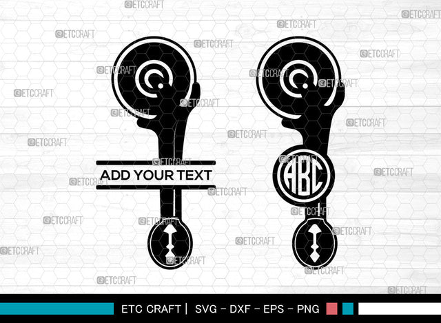 Pizza Cutter Monogram SVG, Pizza Wheel svg, Circle Knife Svg, Circle Monogram Svg, Cutter Svg, Pizza Cutter Svg SVG ETC Craft 